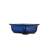 Bonsai Pots for Decorative Planting, Six-Inch Blue