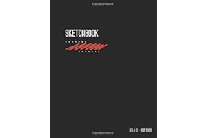 Dot Grid Sketchbook 8.5 x 11: Dotted Notebook Journal Black for Drawing and Doodling, Smart Design, Large, Letter Size, Soft Cover, Number Pages (Large Professional Sketchbooks)