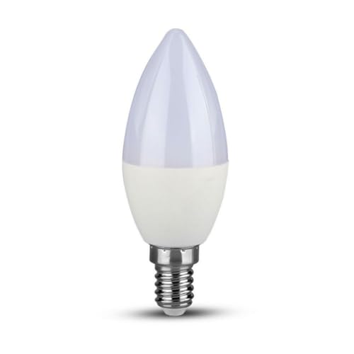 V-TAC LED E14, forma de vela, chip Samsung, 4000 K, 470 lm... en promo sur Amazon