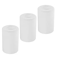 homozy 3 Count Glass Shade Cylinder Glass Lamp Shade Replacement, Modern Style Wall Pendant Lamp Shade