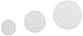 Round Glass Mirrors, Assorted Sizes, 25/Pack