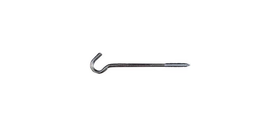NATIONAL MFG/SPECTRUM BRANDS HHI N221-002 3/8-Inch x 10-Inch Screw Hook, Zinc