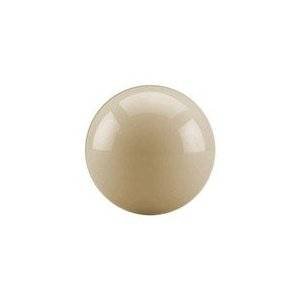 WHITE CUE BALL 2 1/4" AMERICAN SIZE**