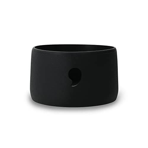 S'well Amortecedor de garrafa de água médio preto serve para viajantes de 350 g, 473 ml e 590 ml, garrafas de 758 ml mantêm você protegido em movimento, fácil de deslizar e não escorregar