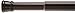 Carnation Home Fashions Adjustable 41-to-72-Inch Steel Shower Curtain Tension Rod, Bronze