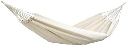Aottop Double Hammock with 2 Pillows, Swing Bed Suitable for 2 Person, 70% Cotton, 210 x 150 cm, Load Capacity 300 kg,