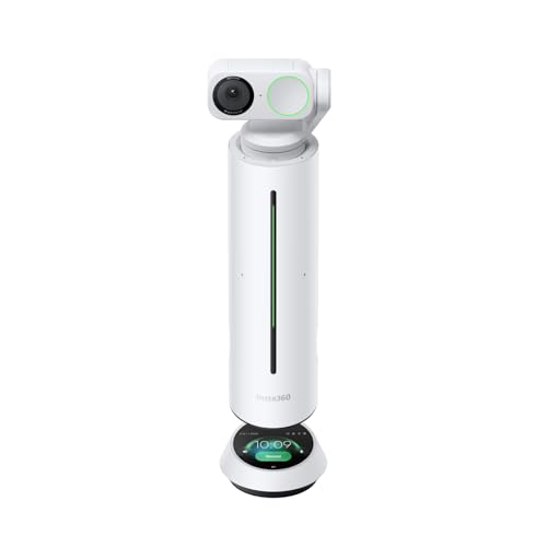 Insta360 Wave Wavelink-Bundle Polarweiß - KI-Freisprecheinrichtung, Bluetooth, Sprachrekorder, 8 Noise-Cancelling-Beamforming-Mikros, KI-Transkript &