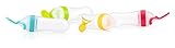 Nuby Garden Fresh Silicone Squeeze Feeder with Spoon and Hygienic Cover, Colors May Vary