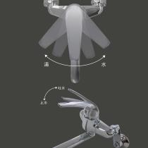 三栄水栓 【洗濯機用混合栓】 シングル洗濯機用混合栓 オートストッパー付きニップル K170TV