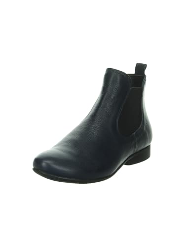 Think! Women's Guad2 Lederfutter Ankle Boot, Navy 8150, 5.5 UK