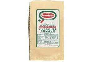 Locatelli italy Pecorino Romano Cheese Fresh Block 2-lbs approx Imported from Italy