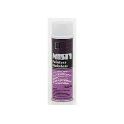 Misty 1001557 Water-Based Stainless Steel Cleaner, Lemon Scent, 18oz Aerosol (Case of 12)