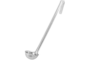 Winco Prime One Piece Stainless Steel Ladle, NSF Listed, 3/4 Ounce