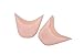 WENDYWU Professional Ballet Pointe Shoe for Kids Girl and Ladies Pink PU Soled Ballet Pointe Dance Shoes with Toe Pads