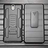 Cocomii Robot Armor Sony Xperia C5/C5 Ultra Case New [Heavy Duty] Premium Belt Clip Holster Kickstand Shockproof Bumper [Military Defender] Full Body Rugged Cover for Sony Xperia C5 (R.Black)