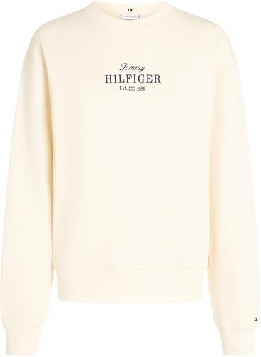 Donna Felpa Regular in Cotone, Beige (Calico), XL
