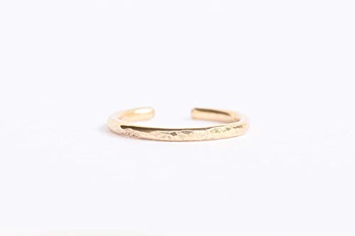 14k Gold Filled Hawaiian Adjustable Open Toe Ring One Size Fits Most