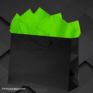 Flexicore Packaging| Gift Wrap Tissue Paper|15"x20"|100 Count (Lime Green, 100 Sheets)