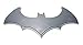 Dealetech DIY Bat 3D Metal Sticker Auto Car Motorcycle Logo Badge Emblem Tail Decals (silver)
