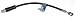 GM Genuine Parts 176-1201 Front Driver Side Hydraulic Brake Hose