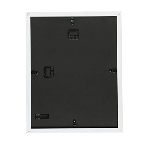 FrameWorks 8” x 10” White Wooden Shadow Box Frame Soft Felt Back