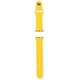 Apple Watch Band - FanTEK Soft Silicone Sport Style Replacement iWatch Strap for Apple Wrist Watch 42mm Models S/M Size (Yellow)
