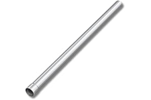 45" Mild Steel Exhaust Pipe – Mandrel Bent Straight Tubing – Expanded or Non-Expanded – 2", 2.5", 3", 3.5", 4" Diameter (Expa