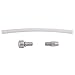 TERNENCE Stainless Steel Male Chastity Device Accessories 8mm Silicone Tubing (Stainless Steel + Transparent H10)