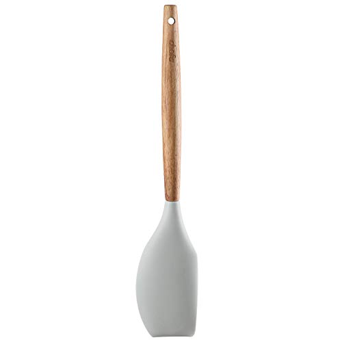 Chefa USA Silicone Spatula Set - With Wooden Handle, Non-Stick Cookware Heat Resistant Kitchen Utensil