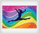 Whimsical Practicality Gymnastics Edible Icing Image (1/4 Sheet)