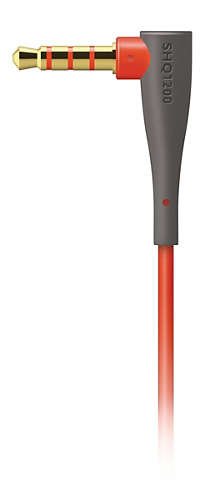 Philips ActionFit SHQ1200 Sports in-Ear Headphones (Orange and Grey)