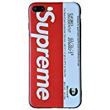 iPhone8 Plus Case,iPhone7 Plus Case, Red Street Fashion NYC Metrocard Slim Soft Cover Shell Case for IPhone7/8 Plus