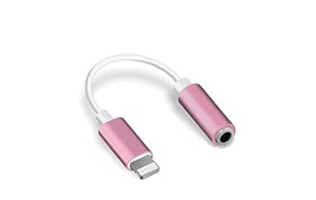 Thboxes Music Headphone Adapter For Iphone 7 8 X Aux Adapter For Apple Interface Female To 3 5mm Male Adapters Headphone Jack Cable Metal Plate Rose Gold Buy Thboxes Music Headphone Adapter For