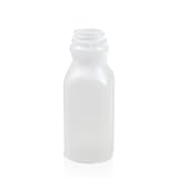 12oz Natural HDPE Plastic Beverage Juice/Dairy Containers - Case of 500
