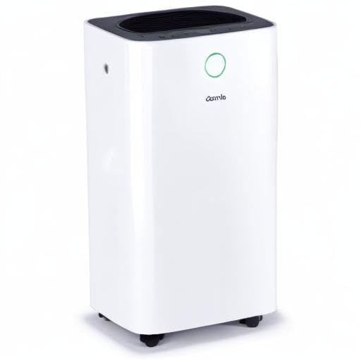 Devola 12L/day Low Energy Dehumidifier, Quiet & Energy Efficient (costs less than 5p per hour) Dehumidifiers for Home, Laundry Drying Dehumidifier, Dust Filter