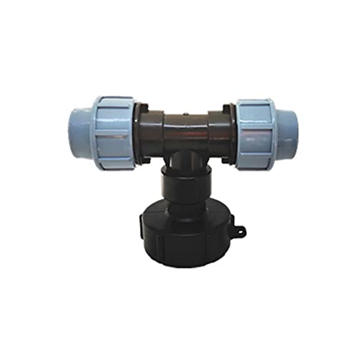 SEIWEI 1Pcs IBC S60X6 Tank Adapter for Controling and Regulating The Water Flow, Straight Fitting/Elbow Fitting/T Fitting