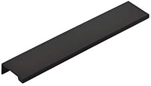 Black Drawer Pull Dina Tab Pull Lipped Cabinet Hardware