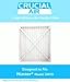 Crucial Air Purifier Replacement - Compatible With Hunter Filter Part # 30920 - Models 30050, 30054, 30055, 30065, 30070, 30071, 30075, 30080, 30177, 30832, 30882, 30883, 37055 - Bulk (1 Pack)