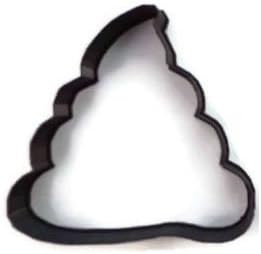 4" Poop Emoji Cookie Cutter