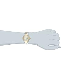 Seiko SUT124 Pantalla analógica Dos Tono Reloj de cuarzo japonés de la mujer
