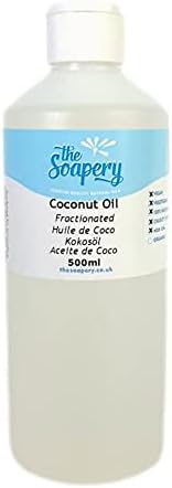 The Soapery Fractionated Coconut Oil 500ml 100% Pure Carrier Oil