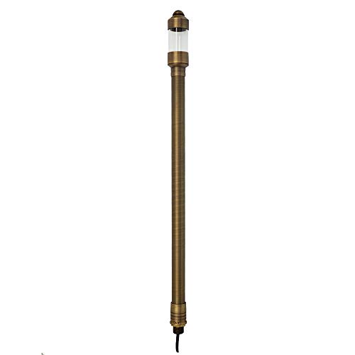 VOLT Conehead 12V Brass Path Light (7-Inch Shade)