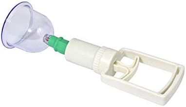 Latuki Plastic Therapy-Cupping Medicine Magnet Pull Out Vacuum Apparatus White - Pack of 12