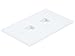Monoprice 106727 2-Hole 1-Gang Keystone Wall White