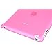 Luvvitt® DOLCE Slim-fit Smart Cover Companion / Compatible TPU Case (BACK COVER only) for iPad 4 & iPad 3 & iPad 2 - Transparent Pink