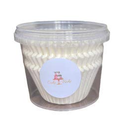 Cake N Bake Cupcake Muffin Baking Cases (White, 75)