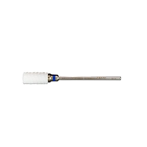 Pana Professional - Flat Top Small Barrel White Ceramic Bit 3/32" Shank Size - Nail Drill Bit for Dremel Machine
