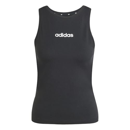 adidas Women's Essentials Linear Slim Cotton Tank Top