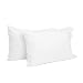 TILLYOU Toddler Travel Pillowcases Set of 2, 14x20- Fits Pillows Sized 12x16, 13x18 or 14x19, 100% Silky Soft Microfiber, Envelope Closure Machine Washable Kids Pillow Cases, White primary