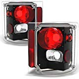 For 1978-1991 GMC Jimmy Chevy 1500 Blazer Left + Right Full Size Left + Right Black Tail Lights Assembly